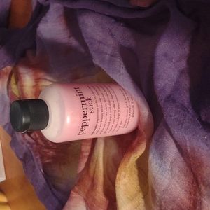 Philosophy peppermint stick shampoo, shower gel and bubble bath. New sealed